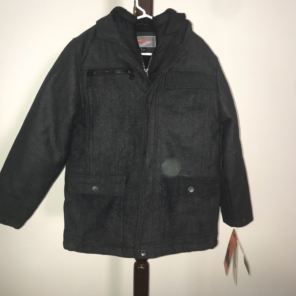 Hawk & Co weather resistant wool jacket, NEW
